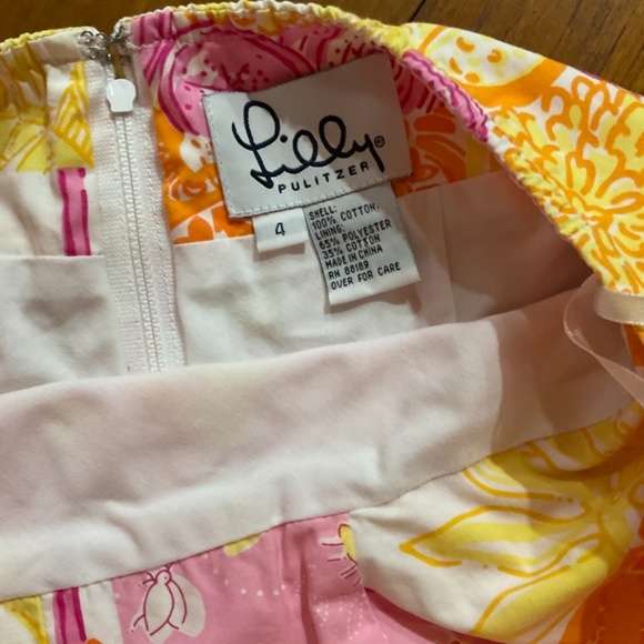 Lilly Pulitzer White Label Halter Dress Size 4 - Picture 7 of 8